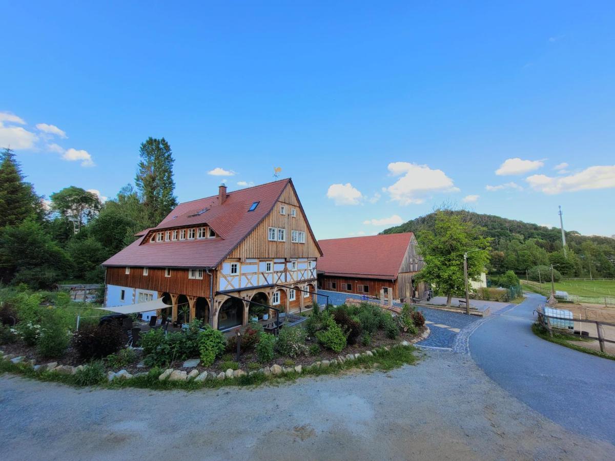 Pferdehof Am Burgsberg, Ferienzimmer, Monteurzimmer Seifhennersdorf 외부 사진